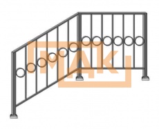 Кованые перила для лестниц и балконов
